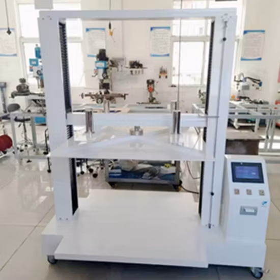 압축 강도 컴퓨터 제어 골판지 압축 상자 시험기